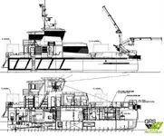 Nave di servizio per parchi eolici in vendita