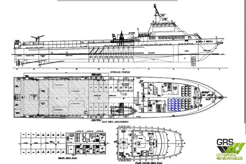 Nave di servizio per parchi eolici in vendita