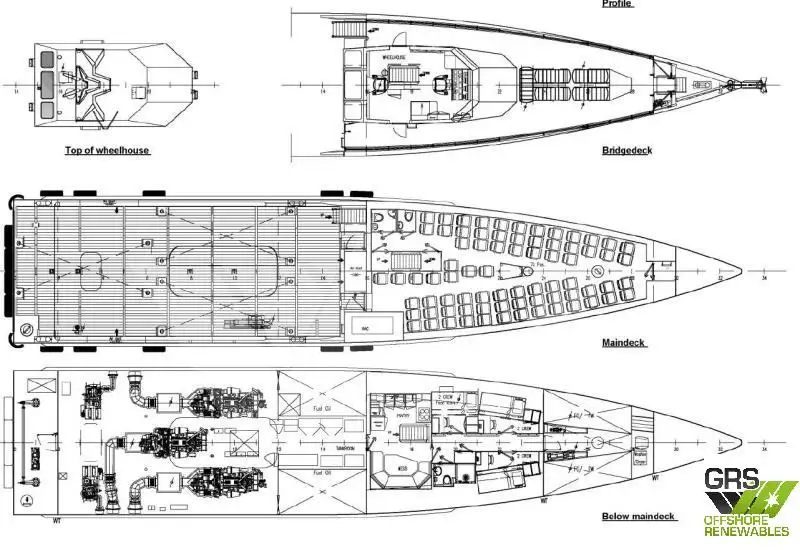 Nave di servizio per parchi eolici in vendita