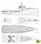 Nave di servizio per parchi eolici in vendita