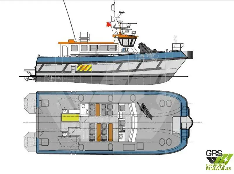 Nave di servizio per parchi eolici in vendita