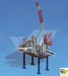 Piattaforma di perforazione autoelevabile in vendita