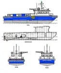 Nave traghetto in vendita