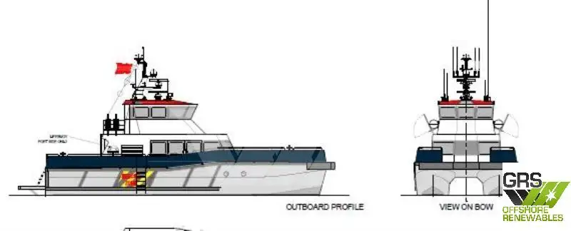 Nave di servizio per parchi eolici in vendita