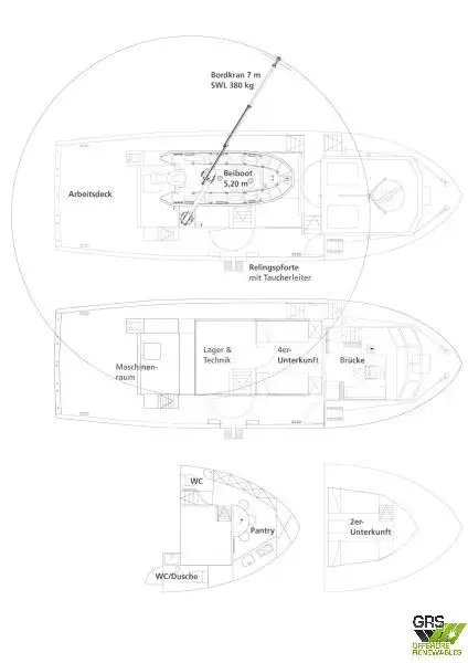 Nave da rilevamento in vendita