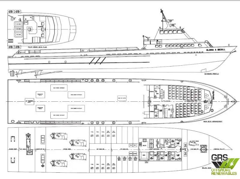Nave di servizio per parchi eolici in vendita