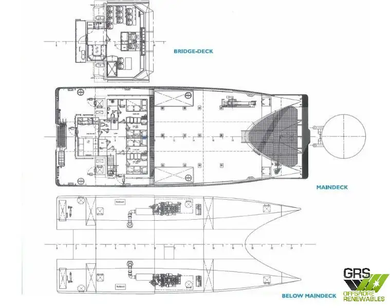 Nave di servizio per parchi eolici in vendita