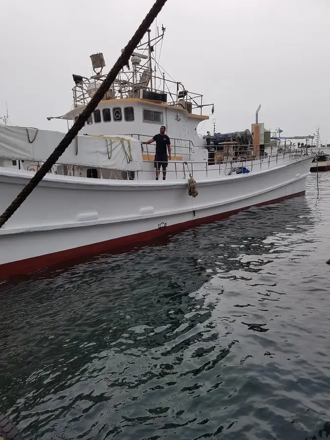 Nave con palangari in vendita